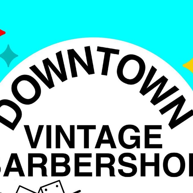 Downtown Vintage Barbershop anniversary classic car show
